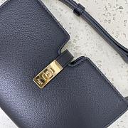 Celine New Mini16 Small Shoulder Bag Black 18x12x3.5cm - 2