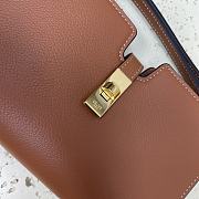 Celine New Mini16 Small Shoulder Bag Brown 18x12x3.5cm - 4