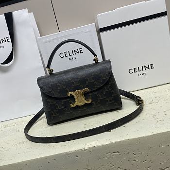 Celine Teen Nino handbags Black 20.5x13x8cm