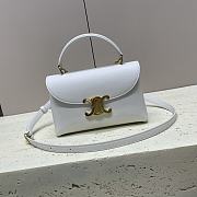 Celine Teen Nino handbags White Grey 20.5x13x8cm - 1