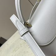 Celine Teen Nino handbags White Grey 20.5x13x8cm - 5