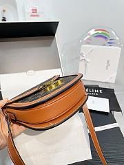 Celine's New Besace Old Flower Saddle Bag 18X16X8CM - 5