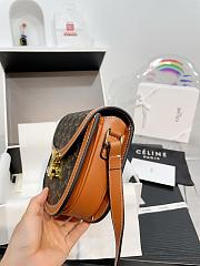 Celine's New Besace Old Flower Saddle Bag 18X16X8CM - 2