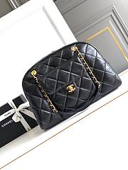 Chanel 24A Bowling Bag Black 28X44X15.5cm - 1