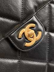 Chanel 24A Bowling Bag Black 28X44X15.5cm - 4