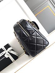 Chanel 24A Bowling Bag Black 28X44X15.5cm - 3