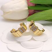 Dior Smooth Diamond Earrings Gold - 6