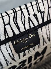 Dior Book Tote Black White 26.5 x 21 x 14 cm - 5