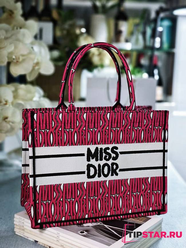 Dior Book Tote Pink 36.5 x 27 x 16.5 cm - 1