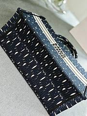 Dior Book Tote Dark Blue 42 x 35 x 18 cm - 4