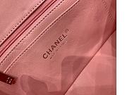 Chanel Pink Classic Lambskin Leather Single Flap Bag 20x10X6cm - 2