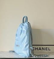 Chanel Calf Light Blue Small 34X29X10.5cm - 5