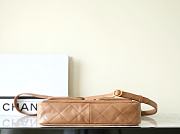 Chanel Hobo Bag Brown Cowhide 30x21x5cm  - 5