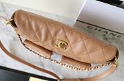 Chanel Hobo Bag Brown Cowhide 30x21x5cm  - 3