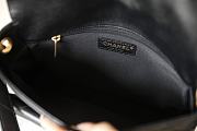 Chanel Hobo Bag Black Cowhide Small 24.5x19x5cm - 5