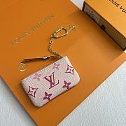 LV Damier Small Leather Pink Wallet 12X7CM - 1