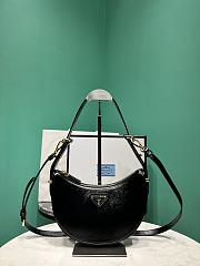 Prada Moon Handbag Black 22.5x18.5x6.5cm  - 1