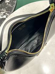 Prada Moon Handbag Black 22.5x18.5x6.5cm  - 5