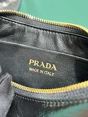 Prada Moon Handbag Black 22.5x18.5x6.5cm  - 3