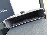 Dior Small Saddle Messenger Bag Grey 23 x 18 x 6 cm - 6