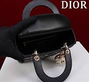 Lady Dior Dragonfly Studs Black 20X16X8cm - 4