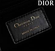 Lady Dior Dragonfly Studs Black 20X16X8cm - 3