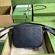 Gucci Blondie Series Small Shoulder Bag Dark Blue 21X15.5X5CM - 5