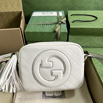 Gucci Blondie Series Small Shoulder Bag White 21X15.5X5CM