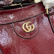 Gucci Diana Midium Tote Bag Burgundy 35*30*14cm - 3