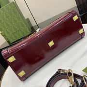 Gucci Diana Midium Tote Bag Burgundy 35*30*14cm - 5