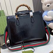 Gucci Diana Midium Tote Bag Black 35*30*14cm - 2