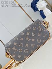 LV Wallet On Chain Ivy Handbag Grey 24X12X4.3CM - 6