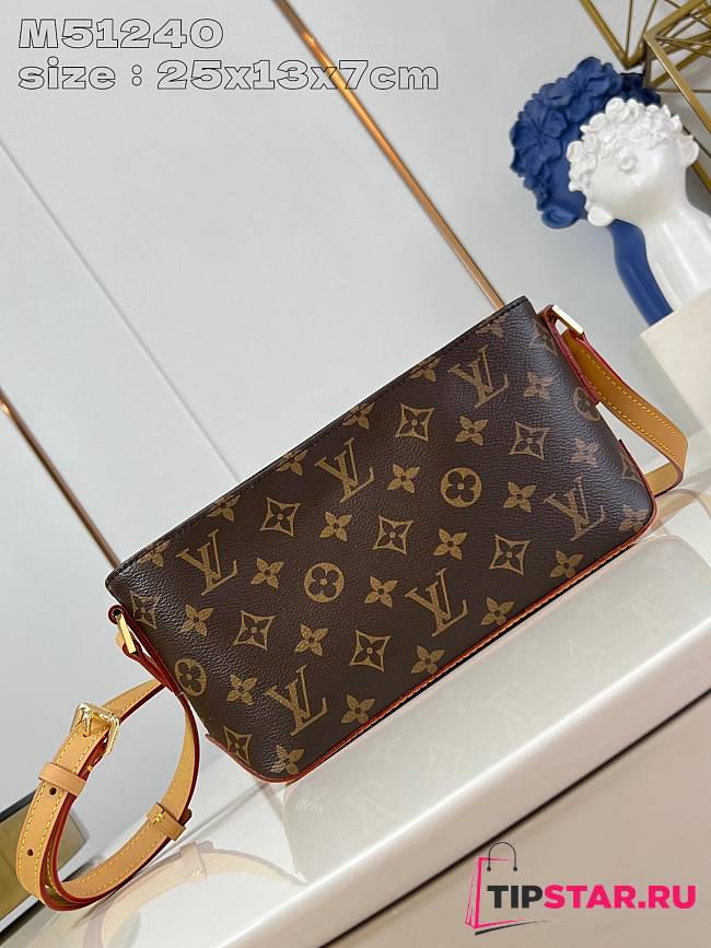 LV Shouder Bag Brown 25x13x7.5cm - 1