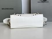 Balenciaga Neo Cagole Biker Bag White 33X20.8X13.5CM - 2