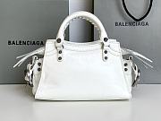 Balenciaga Neo Cagole Biker Bag White 33X20.8X13.5CM - 3