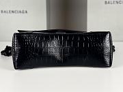 Balenciaga New Downtown Chain Shoulder Bag Black 29x10x18cm - 5