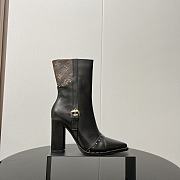 LV  Silhouette Ankle Black Boot  - 3