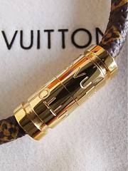 LV Imported Leather Bracelet - 3