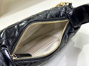 Chanel Shiny Crumpled Calfskin Pouch Black Bag 16x16x5.5cm  - 4