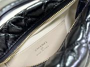 Chanel Shiny Crumpled Calfskin Pouch Black Bag 16x16x5.5cm  - 3