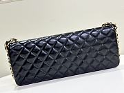 Chanel Baguette Bag Shoulder Strap Black 8.5x4x18cm - 5