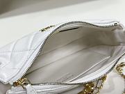 Chanel 24c Heart Hobo Underarm White Bag 20x18.5x4.5cm - 4