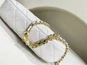 Chanel 24c Heart Hobo Underarm White Bag 20x18.5x4.5cm - 3