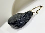 Chanel 24c Heart Hobo Underarm Black Bag 20x18.5x4.5cm - 5