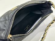 Chanel 24c Heart Hobo Underarm Black Bag 20x18.5x4.5cm - 4