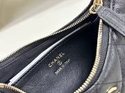 Chanel 24c Heart Hobo Underarm Black Bag 20x18.5x4.5cm - 3