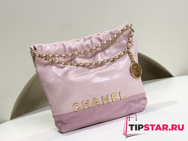 Chanel Hobo Mini Trash Light Pink Bag 19x20x6cm - 1