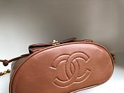 Chanel Vintage Duma Backpack Brown 21x10x20.5cm - 5