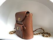 Chanel Vintage Duma Backpack Brown 21x10x20.5cm - 2