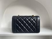 Chanel Vintage Princess Diana Black Bag 22.5x14x7cm - 4